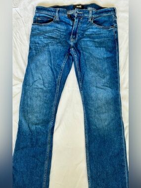 PAIGE Men's Mid Blue Skinny Jeans